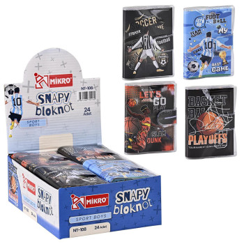 MİKRO NT-108 SPORTS BOY NOT DEFTERİ 24'LÜ *18 MİKRO NT-108 SPORTS BOY NOT DEFTERİ 24'LÜ *18