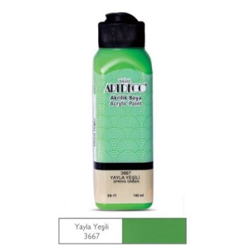 ARTDECO 3667 AKRİLİK BOYA 140ML YAYLA YEŞİLİ > ARTDECO 3667 AKRİLİK BOYA 140ML YAYLA YEŞİLİ >