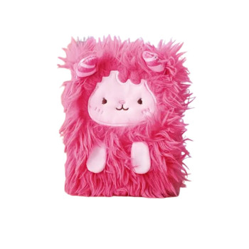 TGB-8206F KEDİLİ PELUŞ KAPAKLI HATIRA DEFTERİ*72