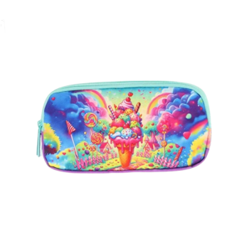 KAUKKO KIDS&LOVE 3 BÖLMELİ KALEM ÇANTASI(LAYER ICE CREAM)