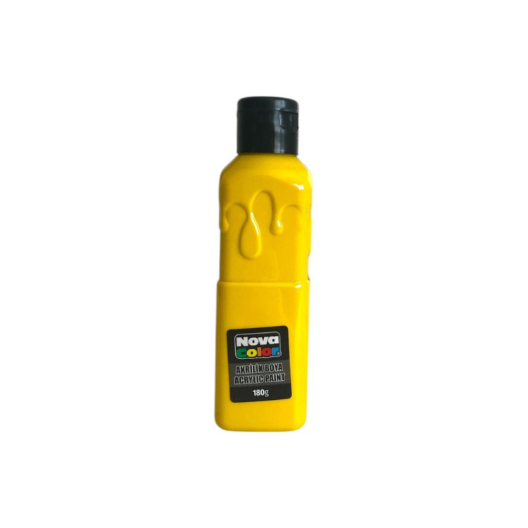NOVA COLOR NC-1001 SARI AKRİLİK BOYA 180 GR