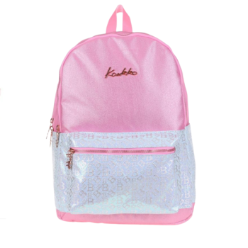 KAUKKO AMAZING SIRT ÇANTASI (B LETTER-PEMBE)