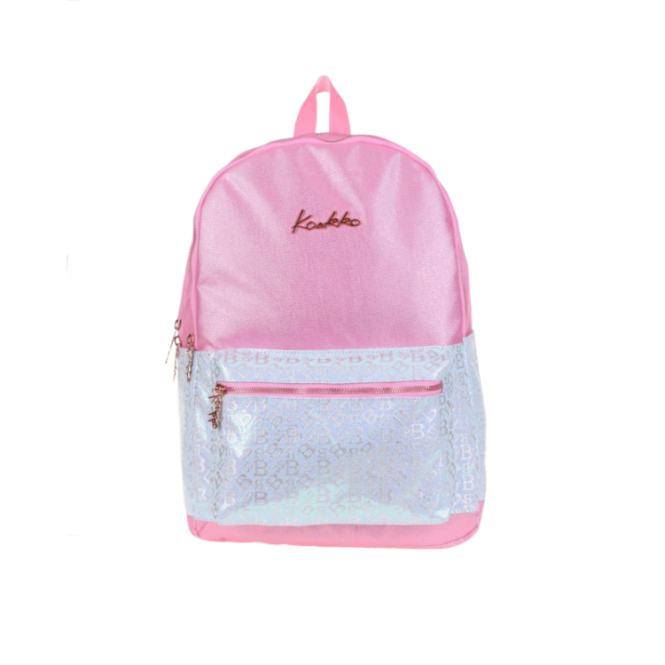 KAUKKO AMAZING SIRT ÇANTASI (B LETTER-PEMBE)