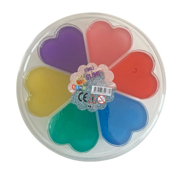 SİNO SLM-0037 6 RENK SİMLİ KALP OYUN JELİ 14'LÜ PAKET 300 GR