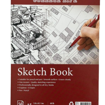 SİNGLE COLOR A5 ESKİZ DEFTER 50 YPR. *96