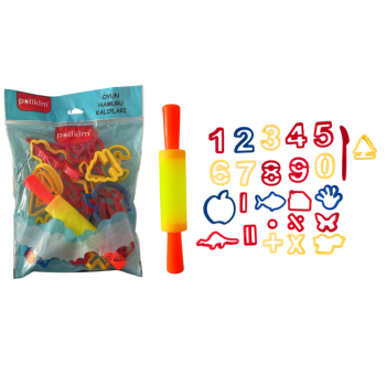 POLİKİM OYUN HAMURU KALIPLARI 26 PARÇA *120