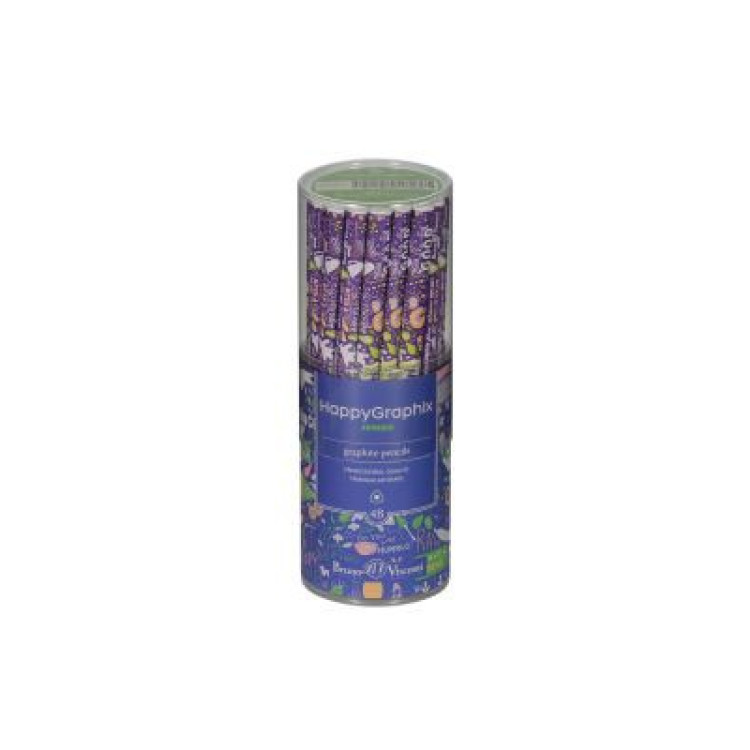 HAPPY GRAPHİX 21-0062-10 JUMBO KURŞUN KALEM 4B 3,5MM VEGAN 30LU