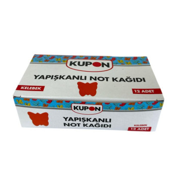 KUPON KYP-533 YAPIŞKANLI POSTİT KELEBEK 12'Lİ *36 KUPON KYP-533 YAPIŞKANLI POSTİT KELEBEK 12'Lİ *36