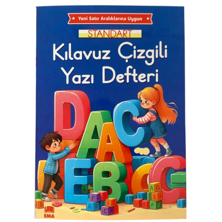 EMA A4 GÜZEL YAZI DEFTERİ STANDART KILAVUZ ÇİZGİLİ 50Lİ