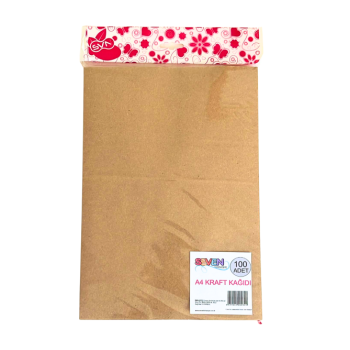 SEVEN A4 KRAFT KAĞIDI 100'LÜ *55 SEVEN A4 KRAFT KAĞIDI 100'LÜ *55