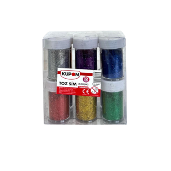 KUPON KES-101 TOZ SİM KARIŞIK RENK 12'Lİ *48 KUPON KES-101 TOZ SİM KARIŞIK RENK 12'Lİ *48