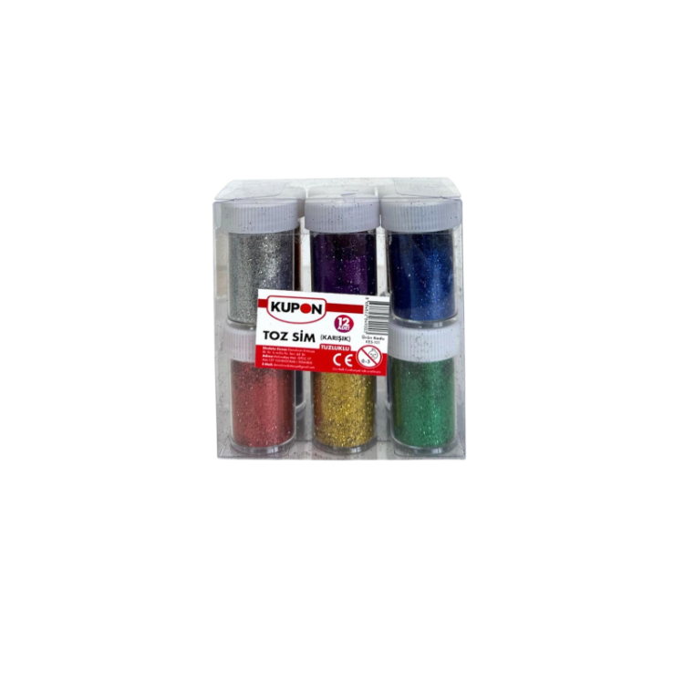 KUPON KES-101 TOZ SİM KARIŞIK RENK 12Lİ *48