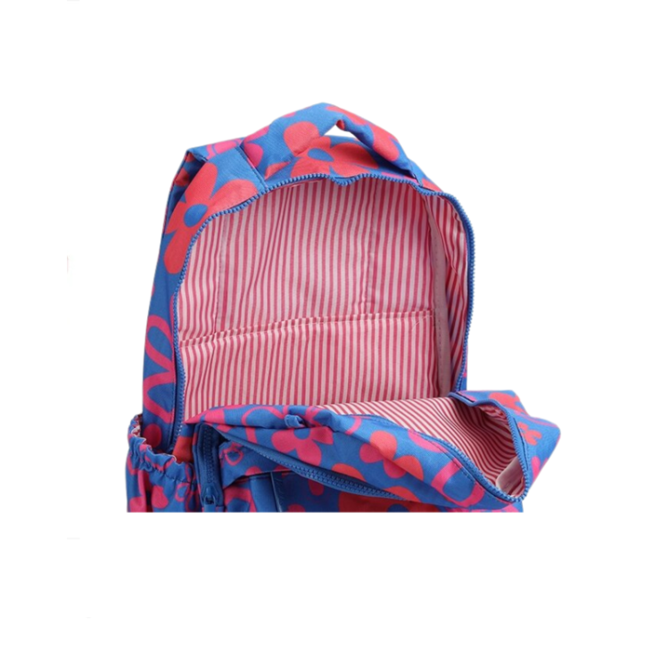 KAUKKO FAVORITE SIRT ÇANTASI(BLUE FLOWERS)