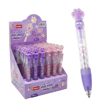 MİKRO BP-9639 KEDİ PATİSİ MASALI TÜKENMEZ KALEM 36'LI MİKRO BP-9639 KEDİ PATİSİ MASALI TÜKENMEZ KALEM 36'LI