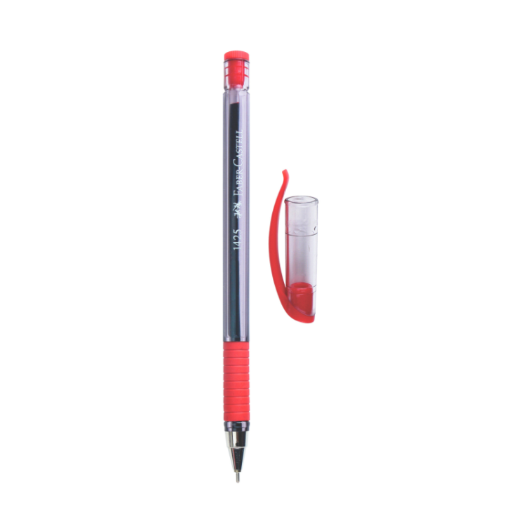 FABER C.1425 İĞNE UÇLU TÜK.KALEM KIRMIZI 10LU*100