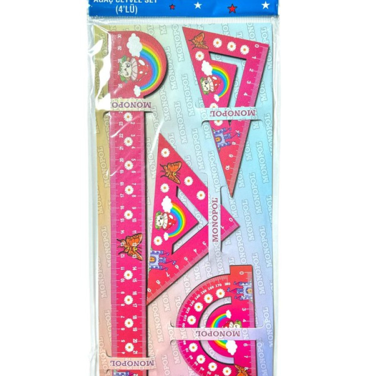 MONOPOL AHŞAP CETVEL SET 24LÜ*12