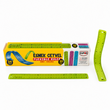 KUPON KFC-30 ESNEK CETVEL 30CM 24'LÜ KUPON KFC-30 ESNEK CETVEL 30CM 24'LÜ