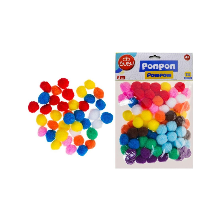 BUBU PON002 2 CM PONPON 12Lİ