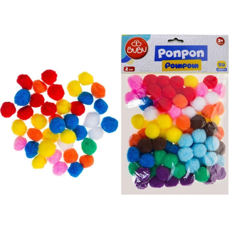 BUBU PON002 2 CM PONPON 12Lİ