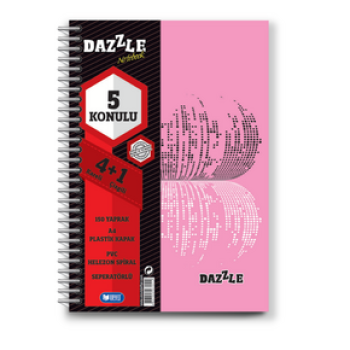 U-DEEP PP KAPAK AYRAÇLI DEFTER 4+1 125YP *34 U-DEEP PP KAPAK AYRAÇLI DEFTER 4+1 125YP *34