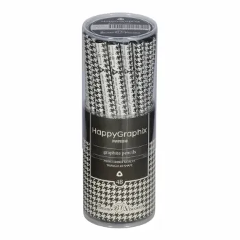 HAPPY GRAPHİX 21-0062-28 BLACK JUMBO KURŞUN KALEM 4B 3,5MM ZİGZAK 30LU PAKET