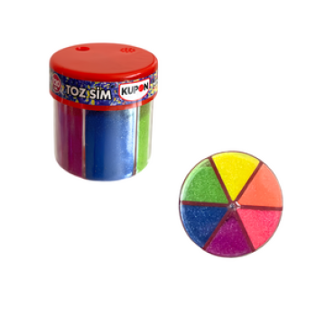 KUPON KES-109 TUZLUKLU 6 RENK TOZ SİM NEON 120GR 6'LI PAKET KUPON KES-109 TUZLUKLU 6 RENK TOZ SİM NEON 120GR 6'LI PAKET