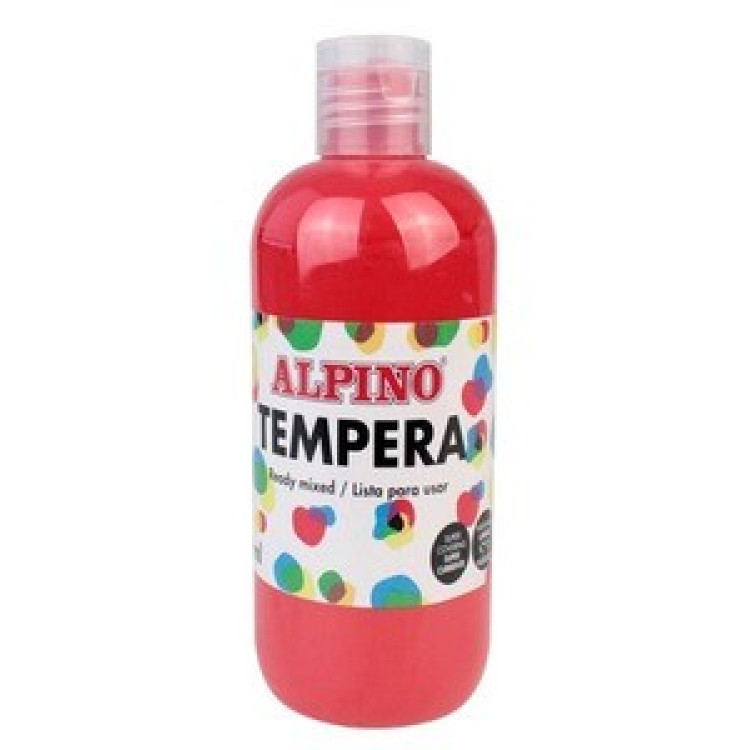 ALPINO DM-030180 TEMPERA SULU BOYA 250ML-KIRMIZI