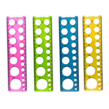 EMİN EM917 DAİRE ŞABLON CETVEL 100'LÜ *2400