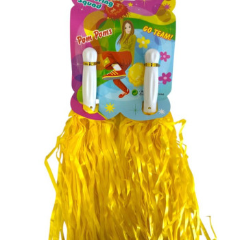 VAGON 4087 ÇİFTLİ KARNAVAL PONPON OPAK SARI 12'Lİ *50