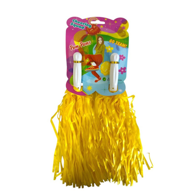 VAGON 4087 ÇİFTLİ KARNAVAL PONPON OPAK SARI 12'Lİ *50