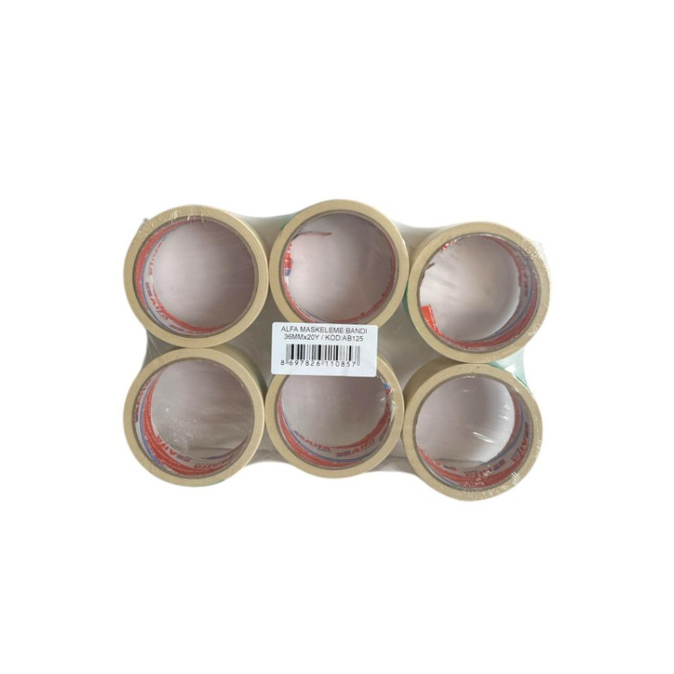 ALFA AB125 MASKELEME BANTI 36MMX20YDS 6LI *96