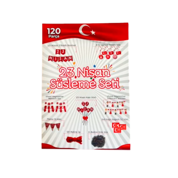 SİNO 23 NİSAN KUTULU SÜSLEME SETİ *10