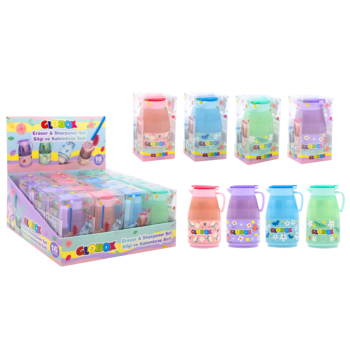 GLOBOX 4088 KALEMTIRAŞ+SİLGİ (ÇAYDANLIK) 16'LI