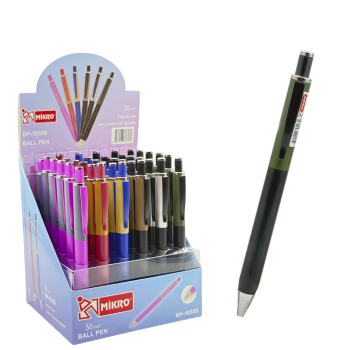 MİKRO BP-1035 TEKLİ KUTULU TÜKENMEZ KALEM 24'LÜ MİKRO BP-1035 TEKLİ KUTULU TÜKENMEZ KALEM 24'LÜ