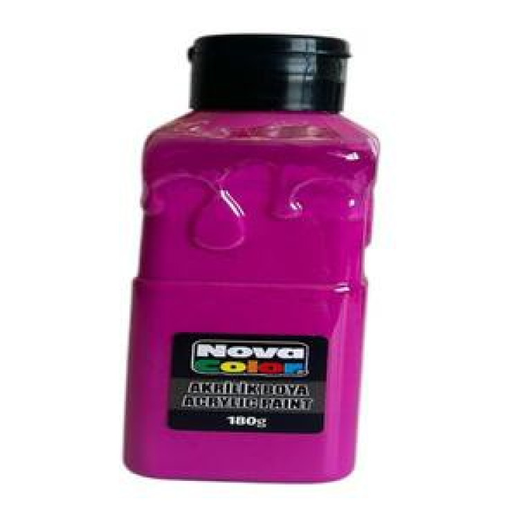 NOVA COLOR NC-1020  FUŞYA AKRİLİK BOYA 180 GR