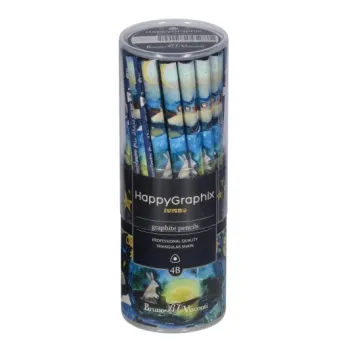 HAPPY GRAPHİX 21-0062-24 JUMBO KURŞUN KALEM 4B 3,5MM RÜYA 30LU >