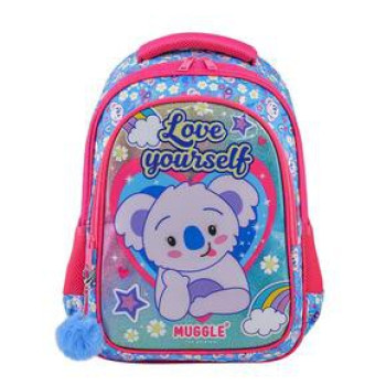 MUGGLE MU-8744 CUTE KOALA MAVİ OKUL ÇANTASI