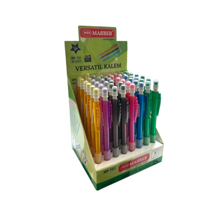 MABER MP-701 STANDLI VERSATİL KALEM 0,7 MM 48Lİ