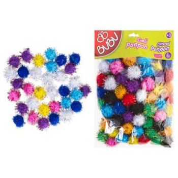 BUBU PON005 2 CM SİMLİ PONPON 12'Lİ BUBU PON005 2 CM SİMLİ PONPON 12'Lİ