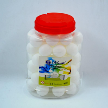 MASİS TRAİNER MASA TENİSİ TOPU BEYAZ 60'LI