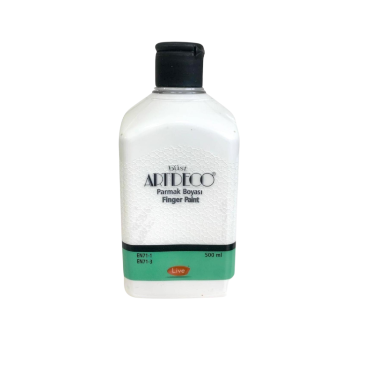 ARTDECO PARMAK BOYASI 500ML BEYAZ *36