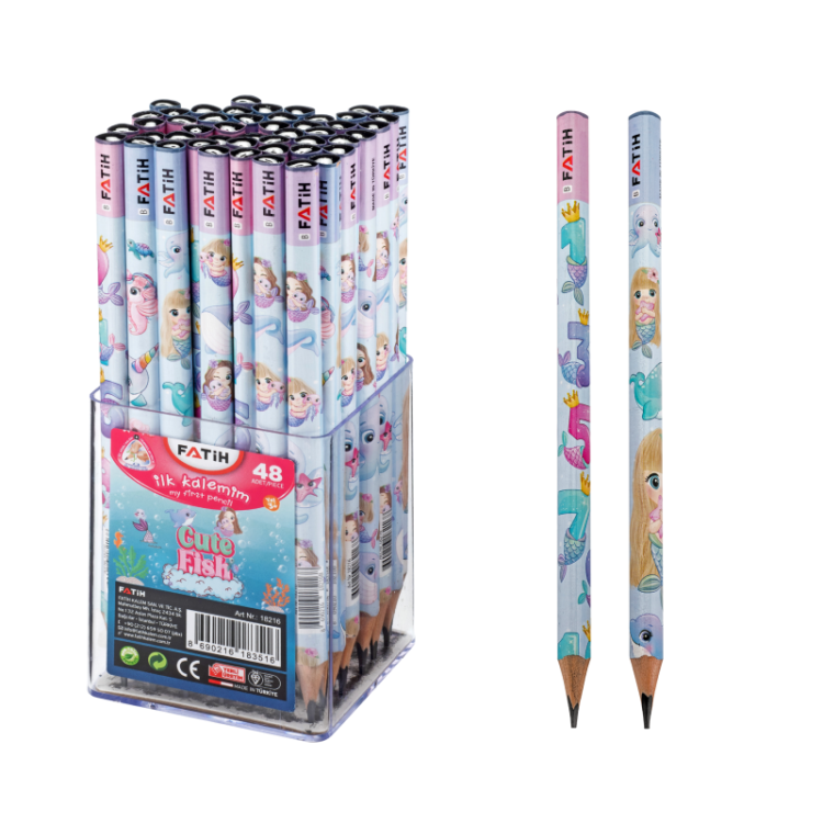 FATİH 18217 ÜÇGEN CUTE FISH İLK KALEMİM 72'Lİ