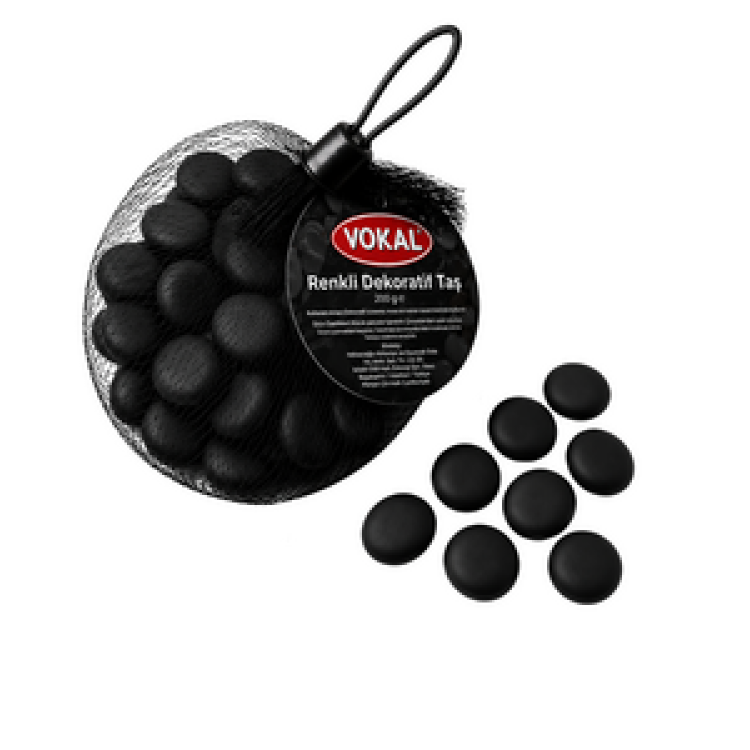 VAGON 5307 DEKORATIF TAŞ-MAT DAMLA SIYAH(200GR)