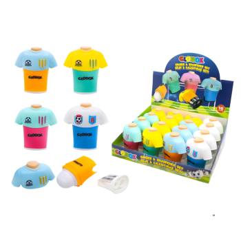 GLOBOX 3817 SİLGİ VE KALEMTRAŞ SETİ 16'LI(FORMA)