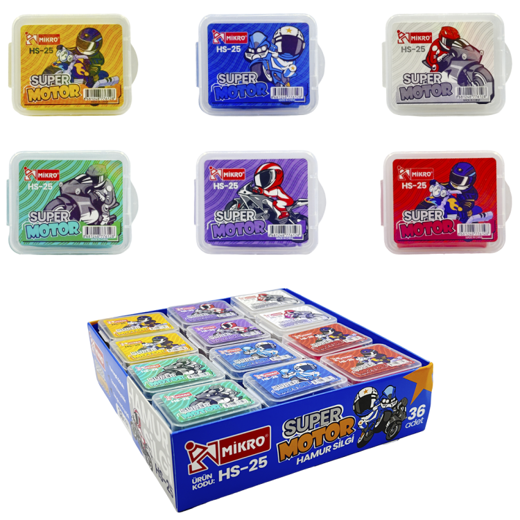 MİKRO HS-25 HAMUR SİLGİ SUPER MOTOR 36'LI *20