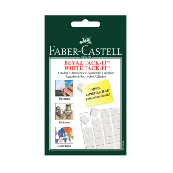 FABER CASTELL TACK-IT BEYAZ 50 GR 25'Lİ *6