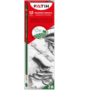 FATİH DERECELİ KALEM 2B 12'Lİ *144 FATİH DERECELİ KALEM 2B 12'Lİ *144