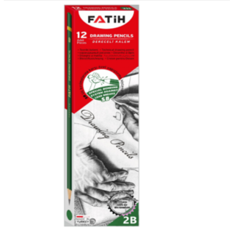 FATİH DERECELİ KALEM 2B 12Lİ *144