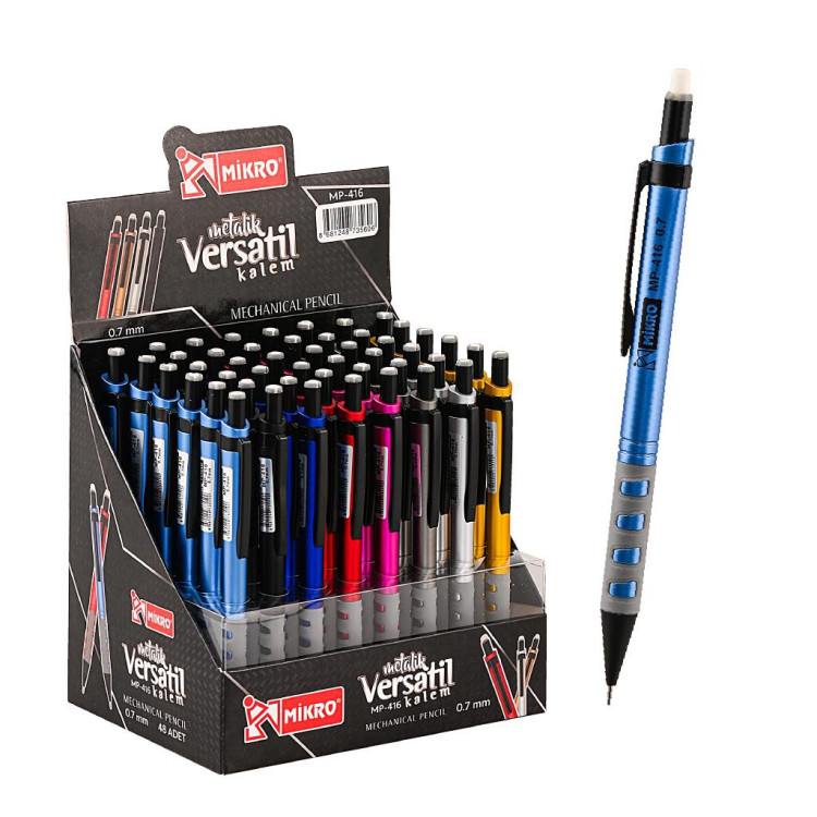 MİKRO MP-416 METALİK VERSATİL 07 MM KALEM 48 Lİ