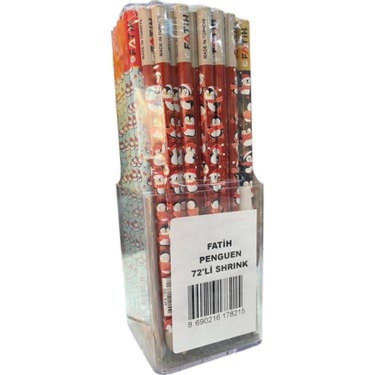 FATİH 17820 PENGUEN KURŞUN KALEM 72 Lİ